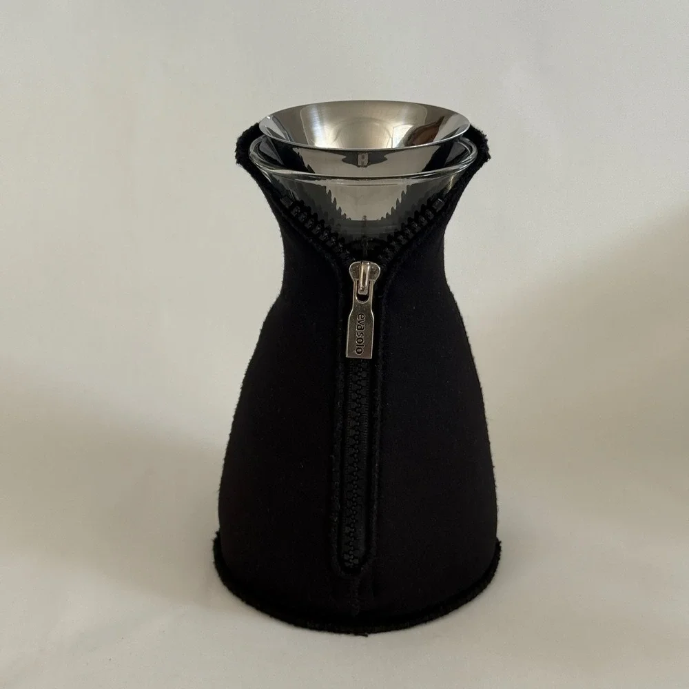 Vintage Eva Solo CafeSolo 1L Coffee Maker Glass Carafe Neoprene Cover Denmark